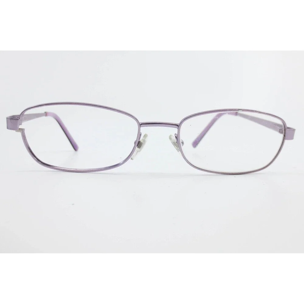 Sferoflex 2591 453 Purple Oval Eyeglass Frames 53-18-135 Metal Glasses